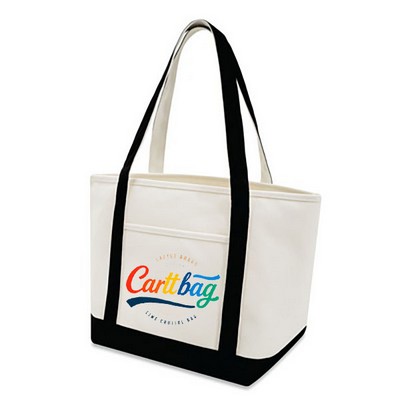 24 oz Cotton Canvas Yacht Tote-20.5"X13"X6.7"